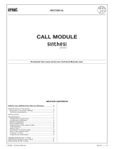urmet domus MT124-027 Technical Manual