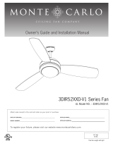 Monte Carlo Fan Company 3DIR52XXD Series User manual