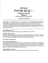 Seal Rx 56001 User manual