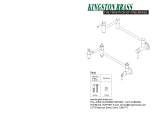 Kingston Brass HKS8107ZX Installation guide