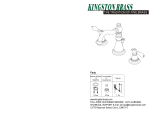 Kingston Brass HFSC89633NDL Installation guide