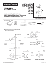 American Standard T353507.002 Installation guide