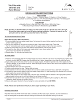 Barclay Products 4024-PL-CP Installation guide