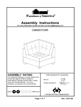 Furniture of America IDF-6957LG-CNR Installation guide