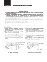 Elkay ELUH16LV Installation guide