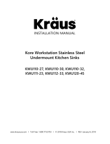 KRAUS KWU110-30 Installation guide