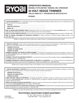 Ryobi RY40602BTL Product information