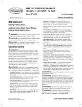 Sun Joe SPX2000 User manual