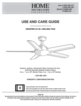 Home Decorators Collection YG664-BN Operating instructions