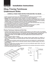 Elkay SWUF3320WH Installation guide