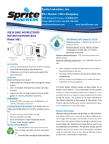 Sprite Showers AW1-CM User manual