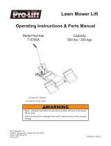 Pro-Lift T-5355A User manual