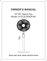 Genesis A-DCSTANDFAN Owner's manual