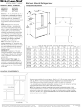 KitchenAid KRFF305EWH Installation guide
