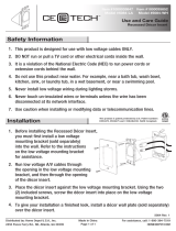 Commercial Electric 5084-WH-2PK Operating instructions