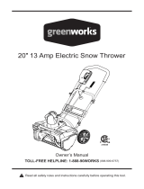 Greenworks 26032 Owner's manual