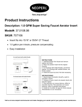 NEOPERL 37.0108.98 Operating instructions