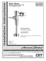 American Standard 6045601.002 Installation guide