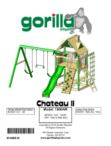Gorilla Playsets Chateau Wood Roof Operating instructions