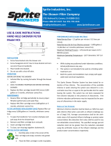 Sprite Showers HC5 CM R Operating instructions