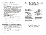 Barton Kramer 184 Operating instructions