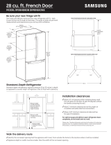 Samsung RF28HDEDPWW Measurement Guide