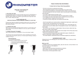 Rhino Master RL4006 Operating instructions