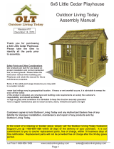 OLT 6x6 Little Cedar Playhouse User manual