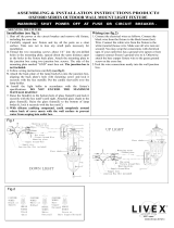 Livex Lighting 7851-04 Operating instructions