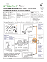 Symmons S-5500-SBZ-TRM Installation guide