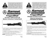 RAMSET 00601 User manual