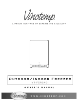 Vinotemp VT-FZR24OI Installation guide