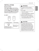 LG Electronics LW1822IVSM Installation guide