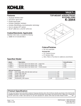 Kohler K-3944-3-NA Installation guide