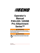 Echo PAS-225AB User manual