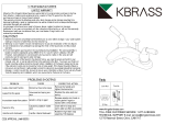 Kingston Brass HFB5621DPL Installation guide