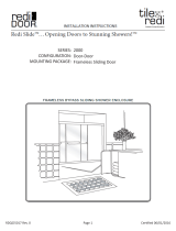 Redi Slide 20VCOLB04871 Installation guide