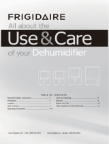 Frigidaire Dehumidifier User guide