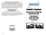 Decko 90000 Owner's manual