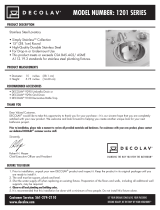 DECOLAV 1201-B Installation guide