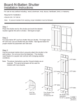 Builders Edge 088140059002 Installation guide