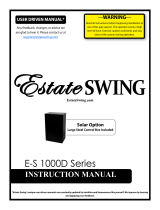 Estate Swing E-S 1000D/10W Operating instructions