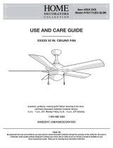 Home Decorators Collection YG177LED-GLBK Operating instructions