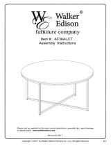 Walker Edison Furniture Company HDF36ALCTMGD Operating instructions