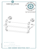 Furniture Pipeline 2CSR1-4SHLF1-BZ Installation guide