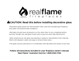 Real Flame 10001-BKG User manual