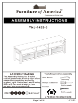Furniture of America YNJ-1433-5 Installation guide