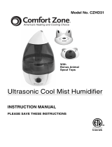 Comfort Zone CZHD31BR User manual