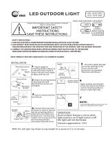 Amax Lighting LED-SLR12WT Installation guide