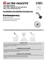 Ultra Faucets 15700875 Installation guide